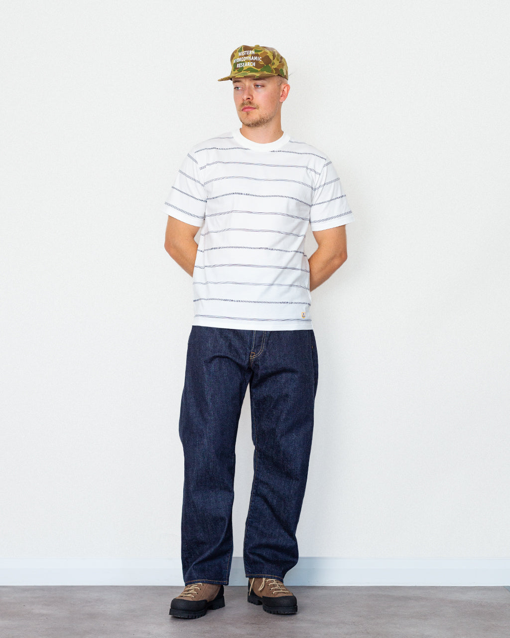 Spellout T-Shirt - Milk/Navy