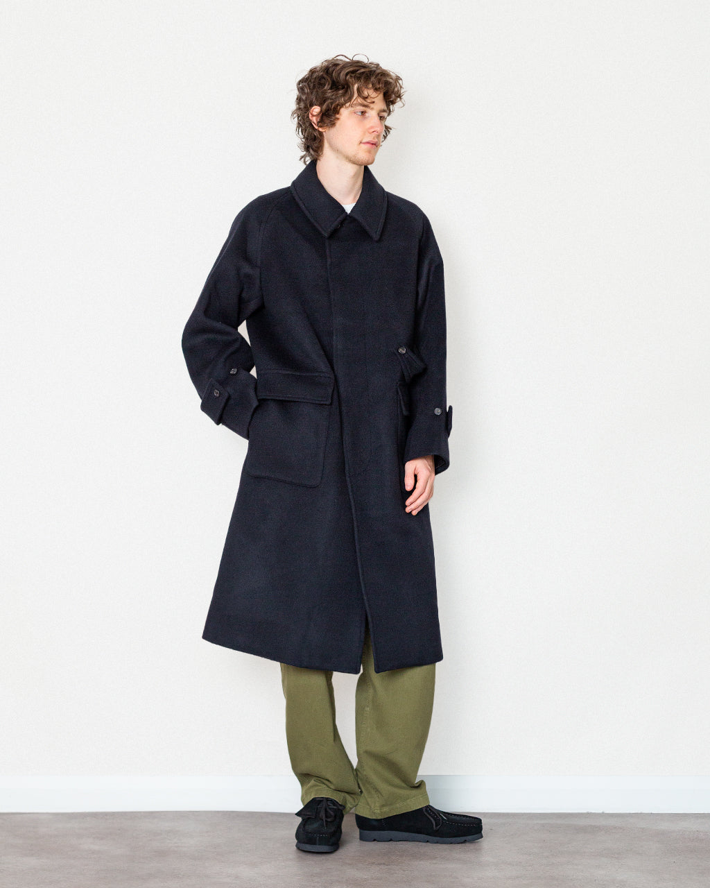 Winterport Wool Coat - Dark Navy