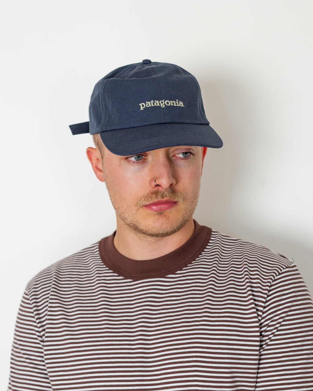 Graphic Trad Cap - Text Logo Smoulder Blue