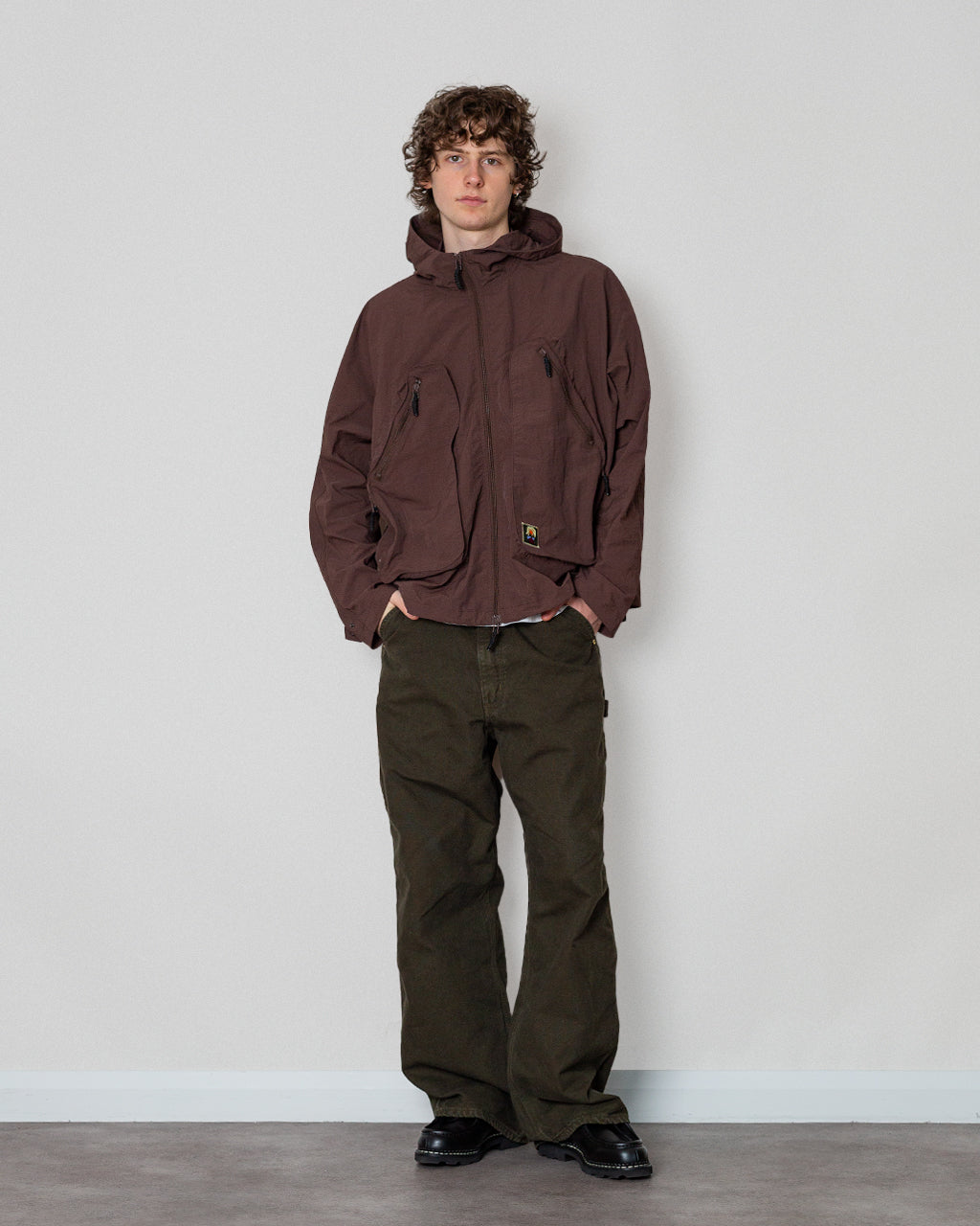 Dolman Sleeve Jacket - Brown