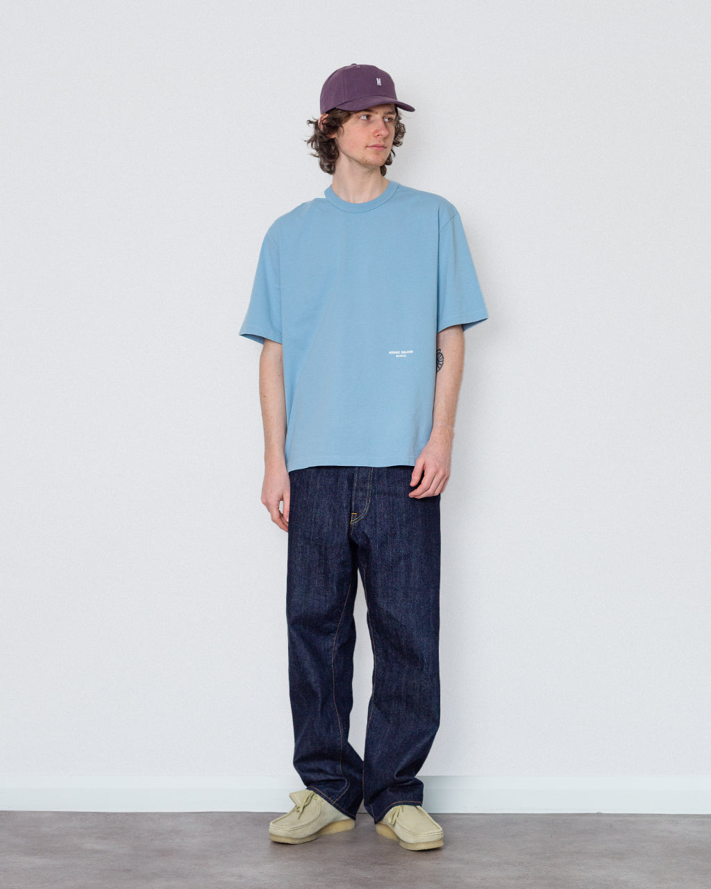 Logo T-Shirt - V004A Dust Blue