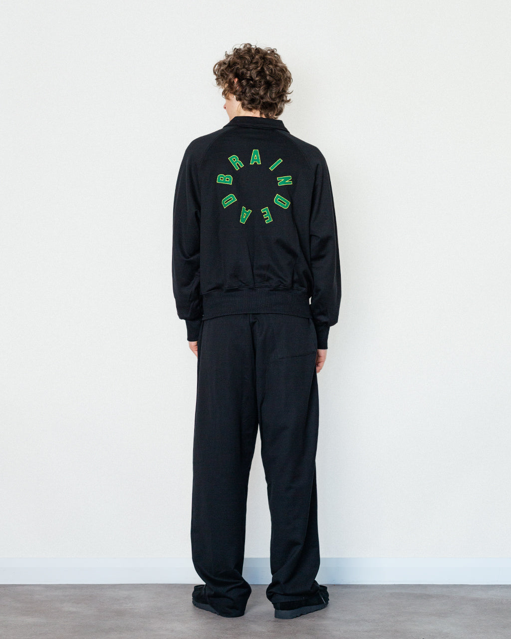 Collegiate Track Top - Black