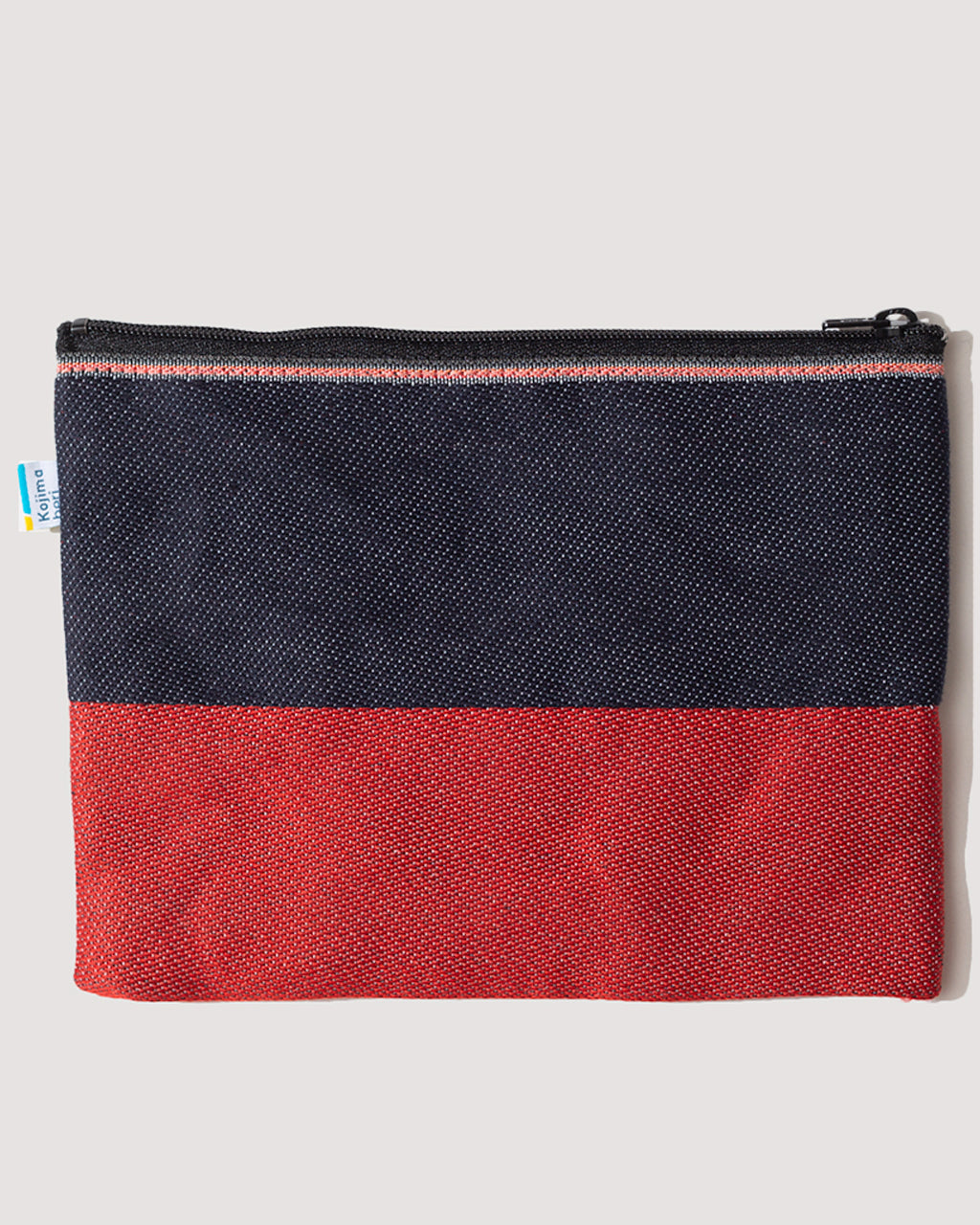 TAKATA FLAT DENIM POUCH - Red