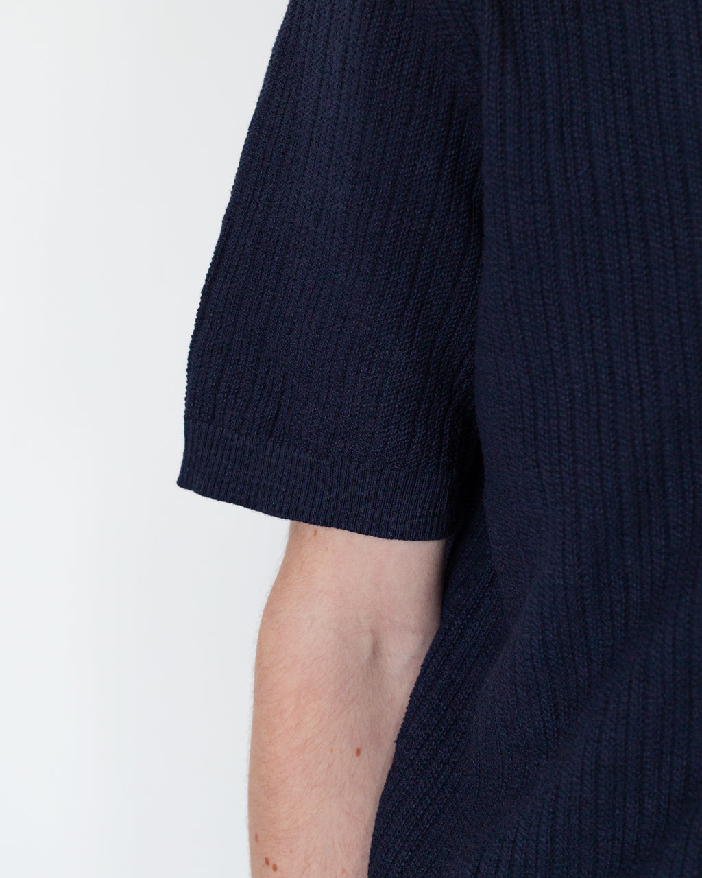 Nolan Polo Cardigan 6695 - Navy Blue