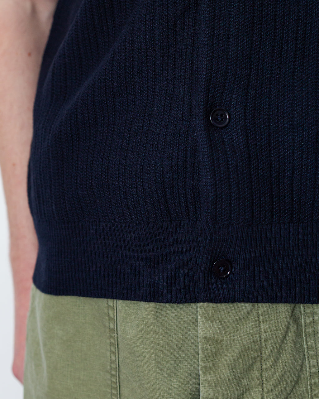 Nolan Polo Cardigan 6695 - Navy Blue