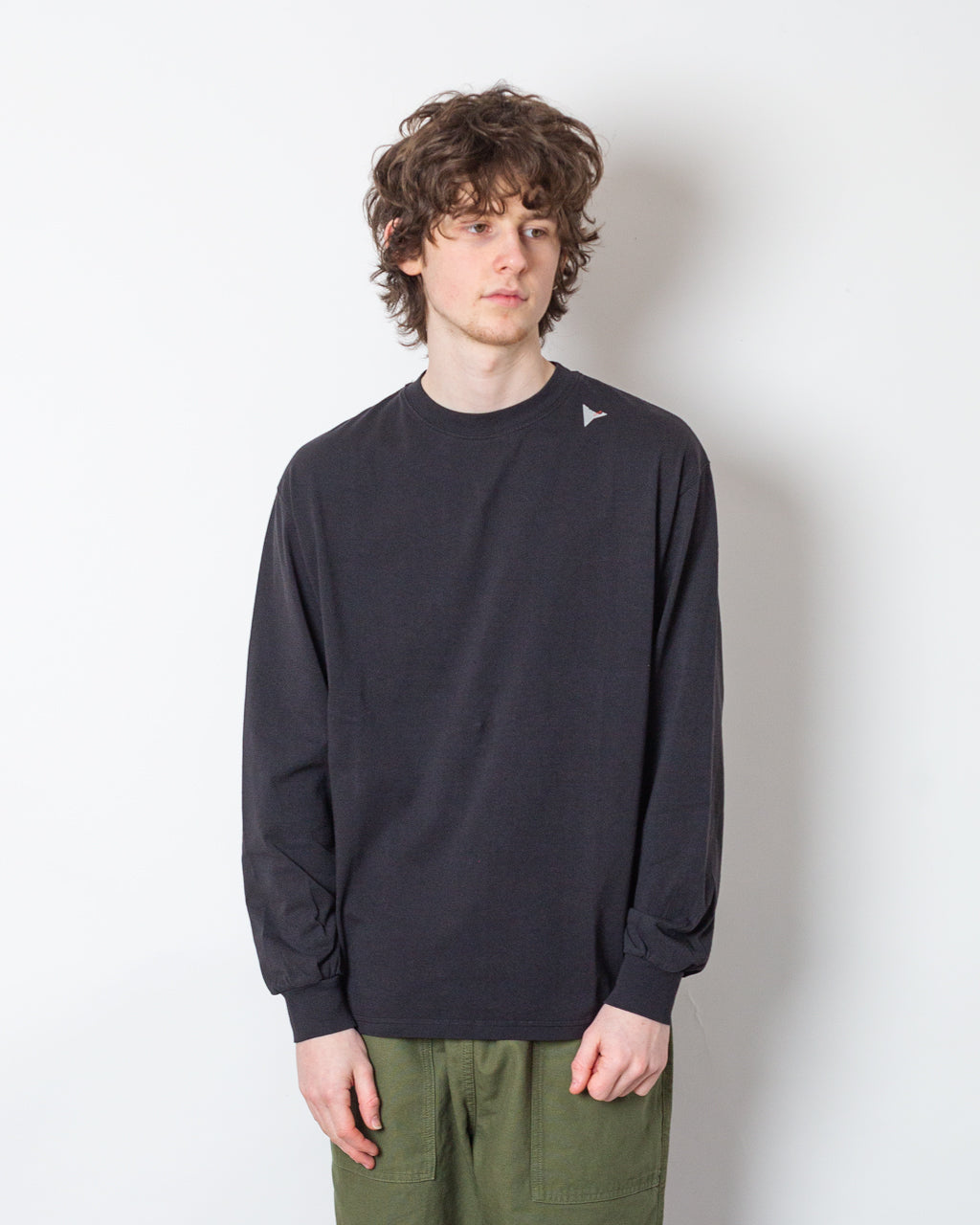 Logo Long Sleeve - Washed Black