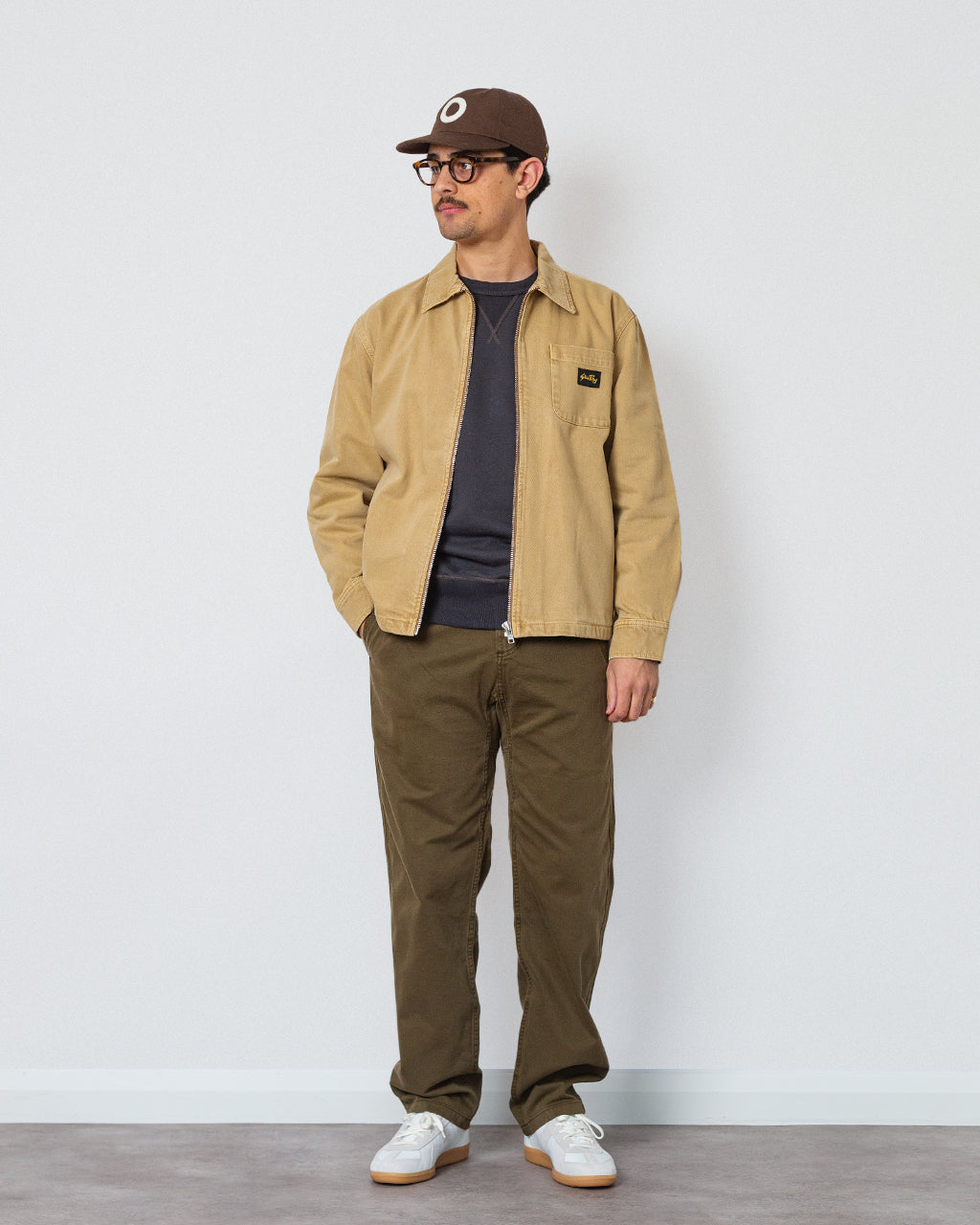 Zip Shirt - Apple Cinnamon Twill