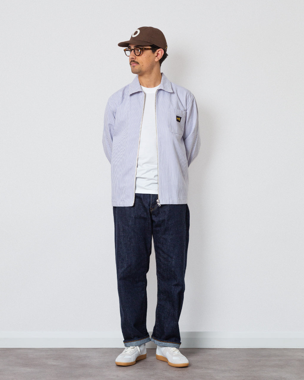 Zip Shirt - Cosmic Purple Hickory