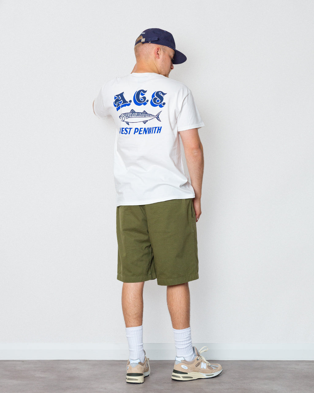 Mackerel Tee - White
