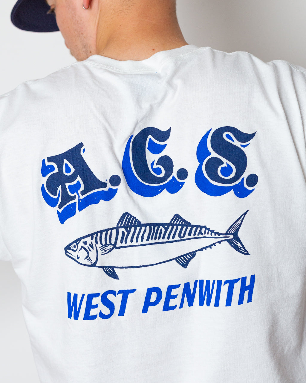 Mackerel Tee - White