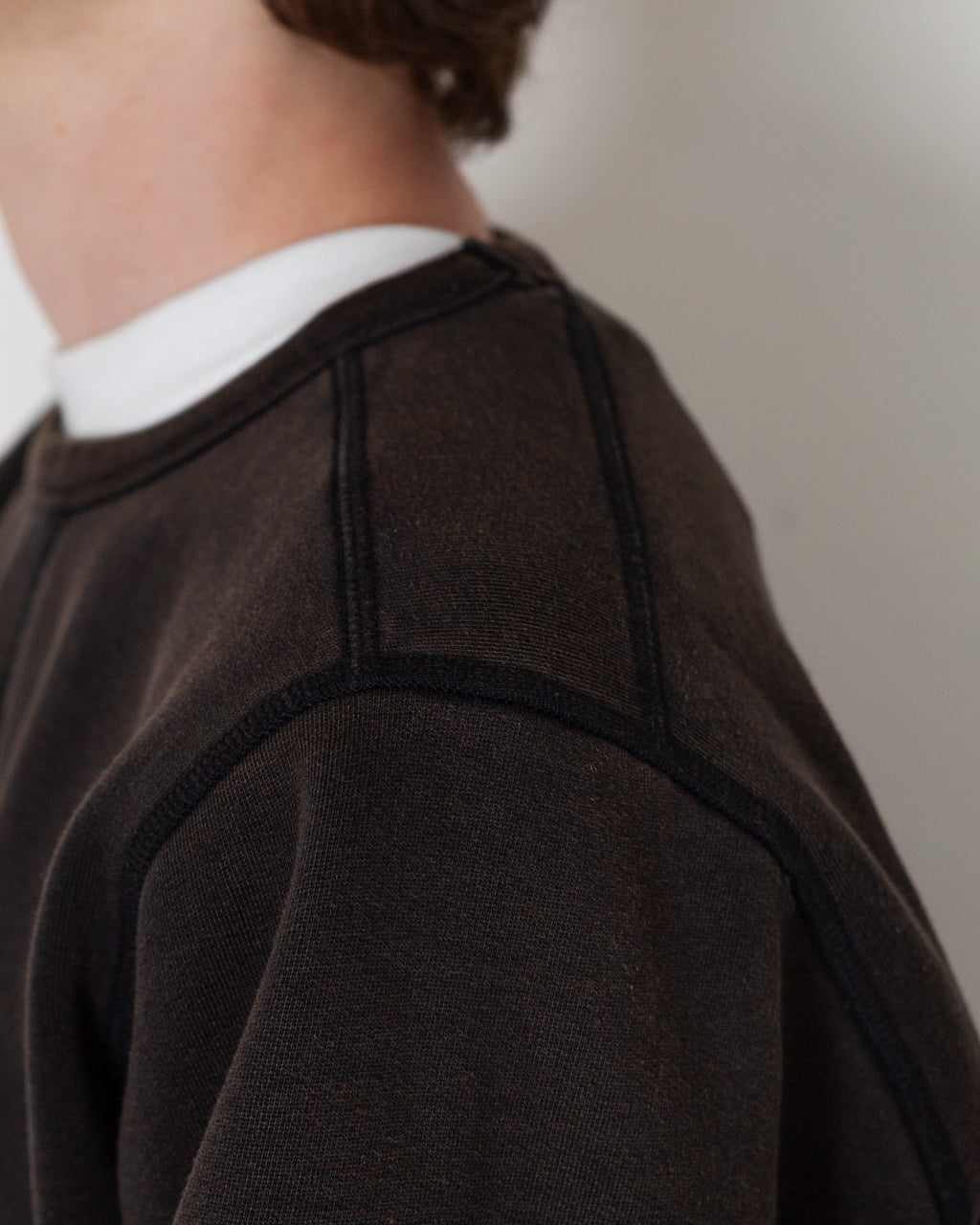 Fish Eye Crewneck Sweat - Washed Black