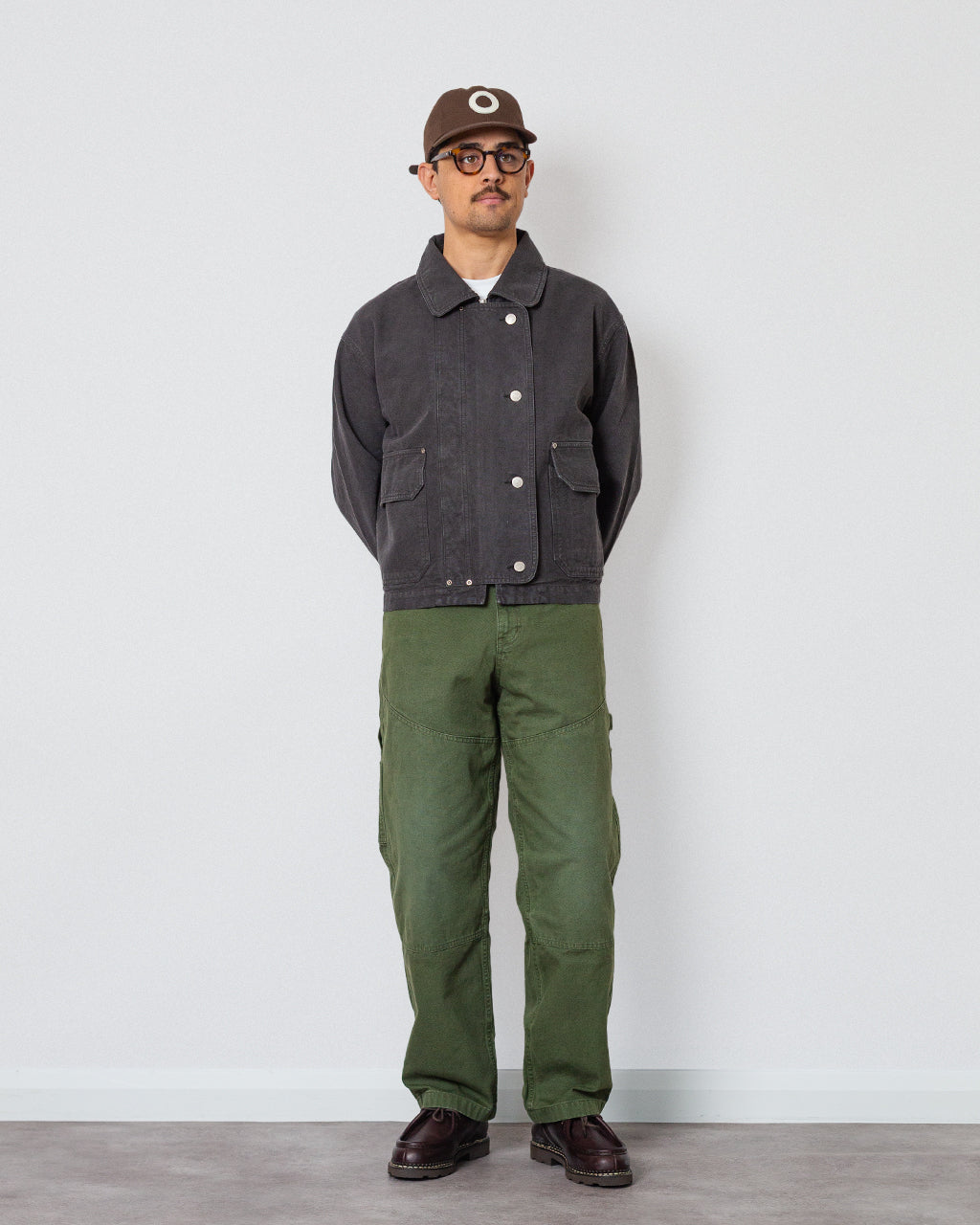 Courier Jacket - Washed Grey Canvas