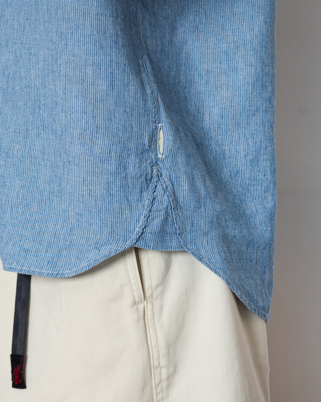 Easy Fit Shirt - Washed Indigo Stripe