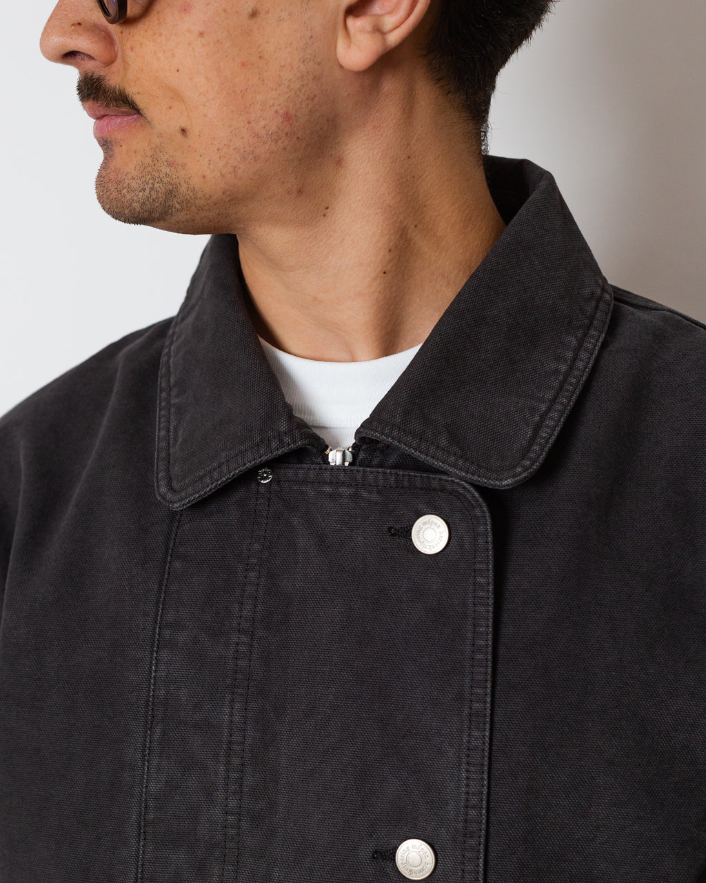 Courier Jacket - Washed Grey Canvas