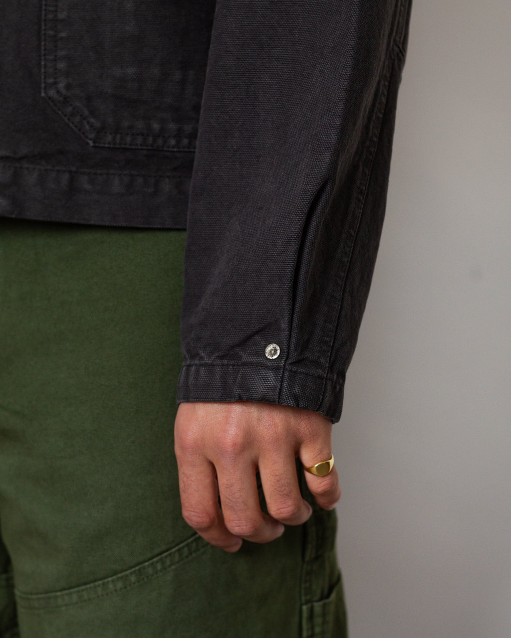 Courier Jacket - Washed Grey Canvas