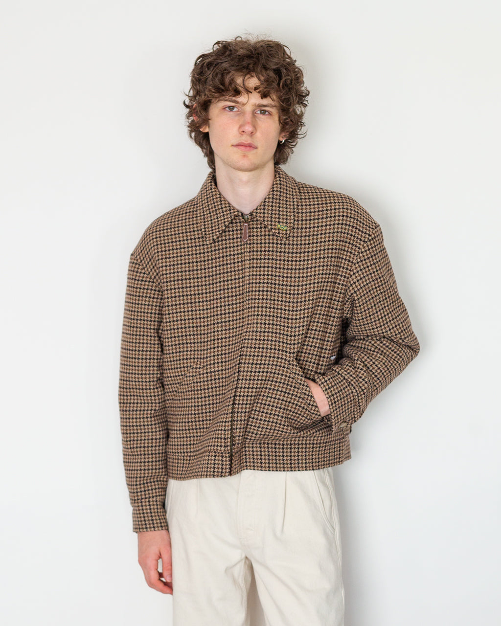 Harrington Jacket - Houndstooth