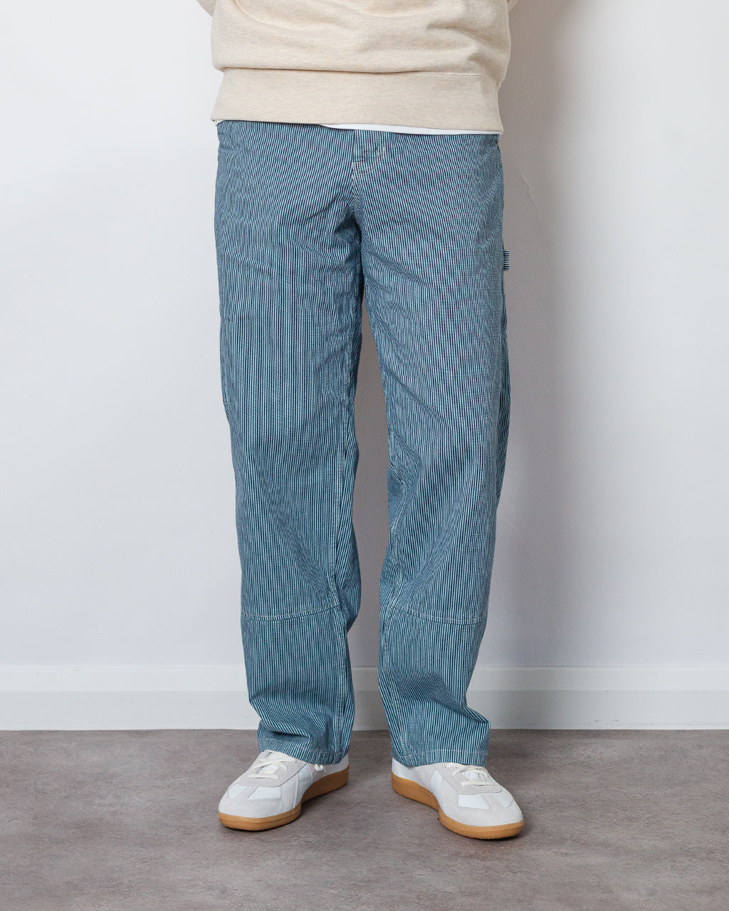 Overdyed Hickory Work Pant - Navy
