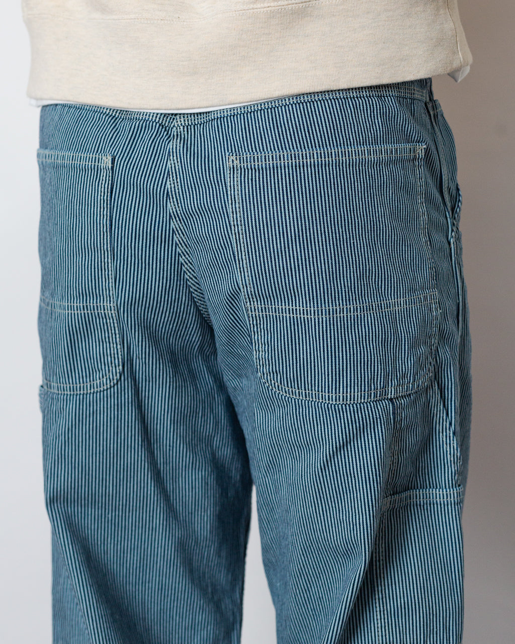 Overdyed Hickory Work Pant - Navy
