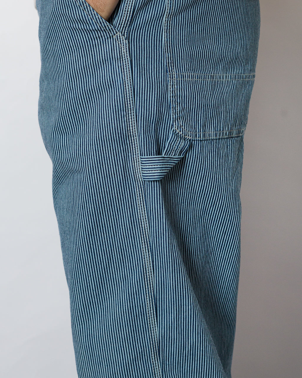 Overdyed Hickory Work Pant - Navy