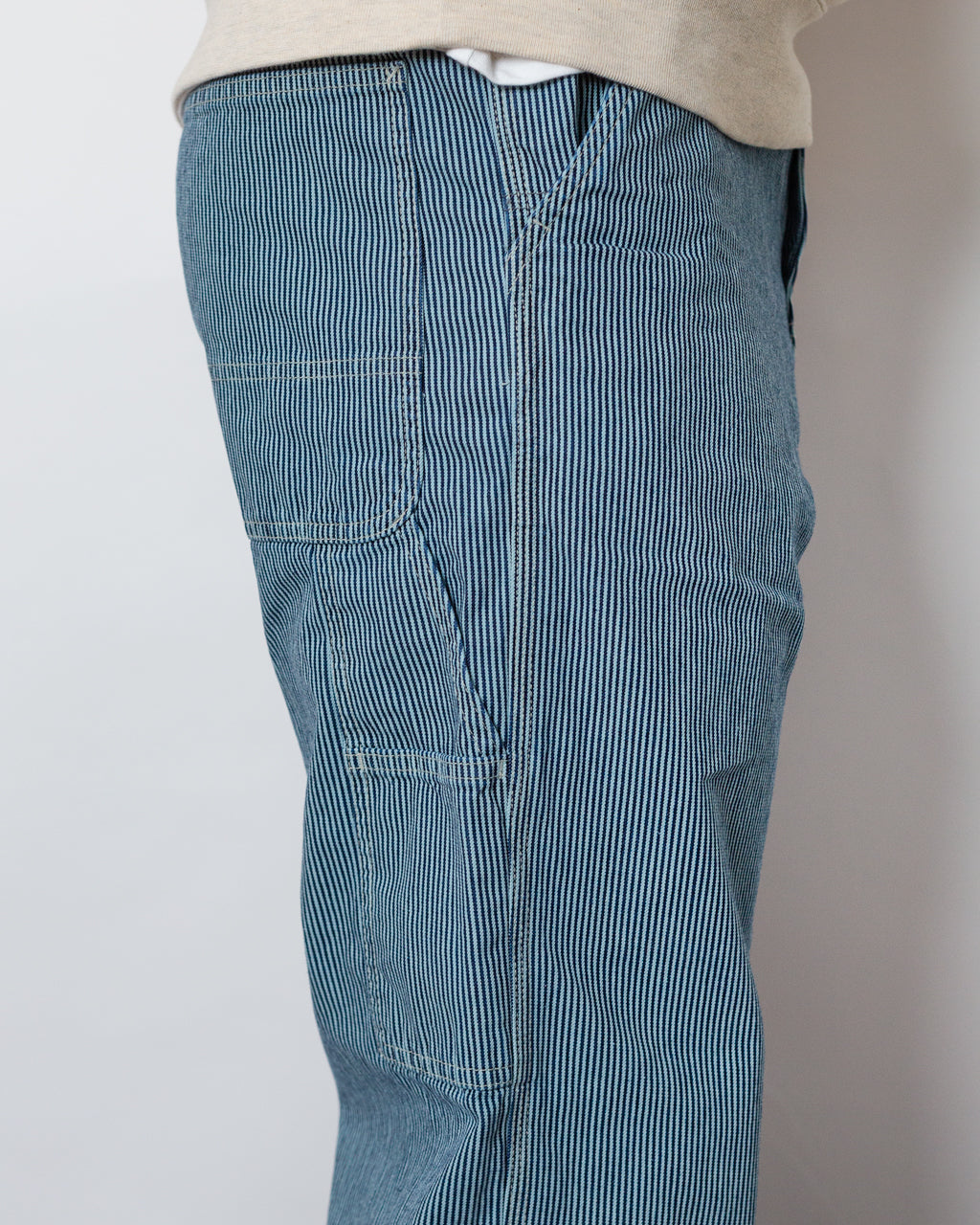 Overdyed Hickory Work Pant - Navy