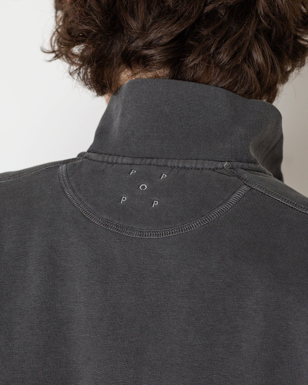 Full Zip Sweat - Washed Black