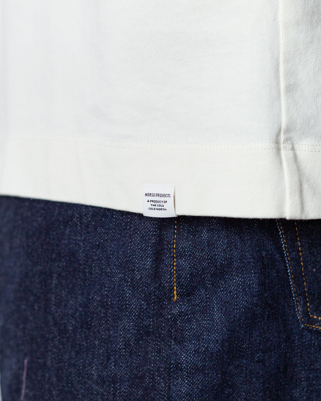 Isefjord Compact L/S T-Shirt - Ecru
