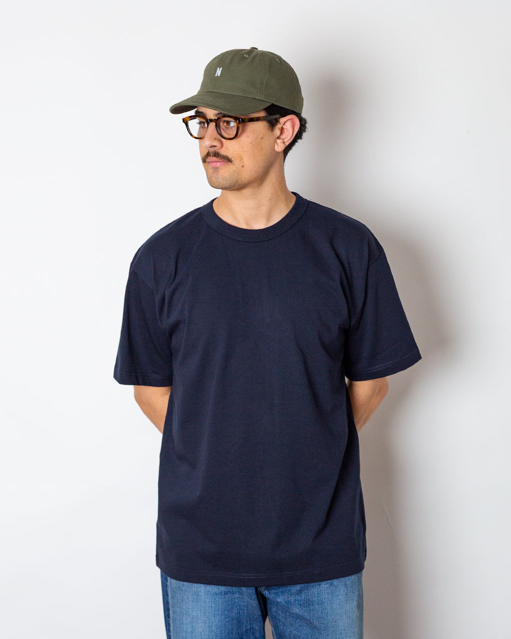 Snekkersten Arch Tee - Dark Navy