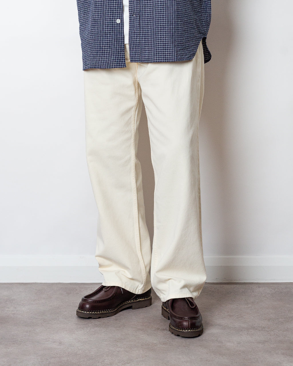 Korshavn Relaxed 5 Pocket Heavy Twill - Natural Ecru