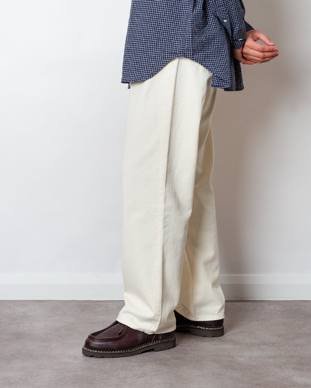 Korshavn Relaxed 5 Pocket Heavy Twill - Natural Ecru