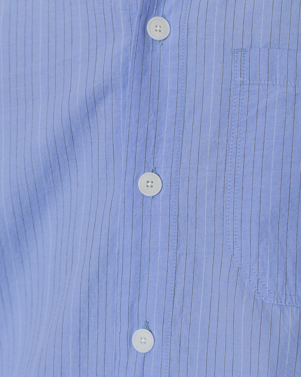 Easy Fit Shirt - Blue Fine Stripe
