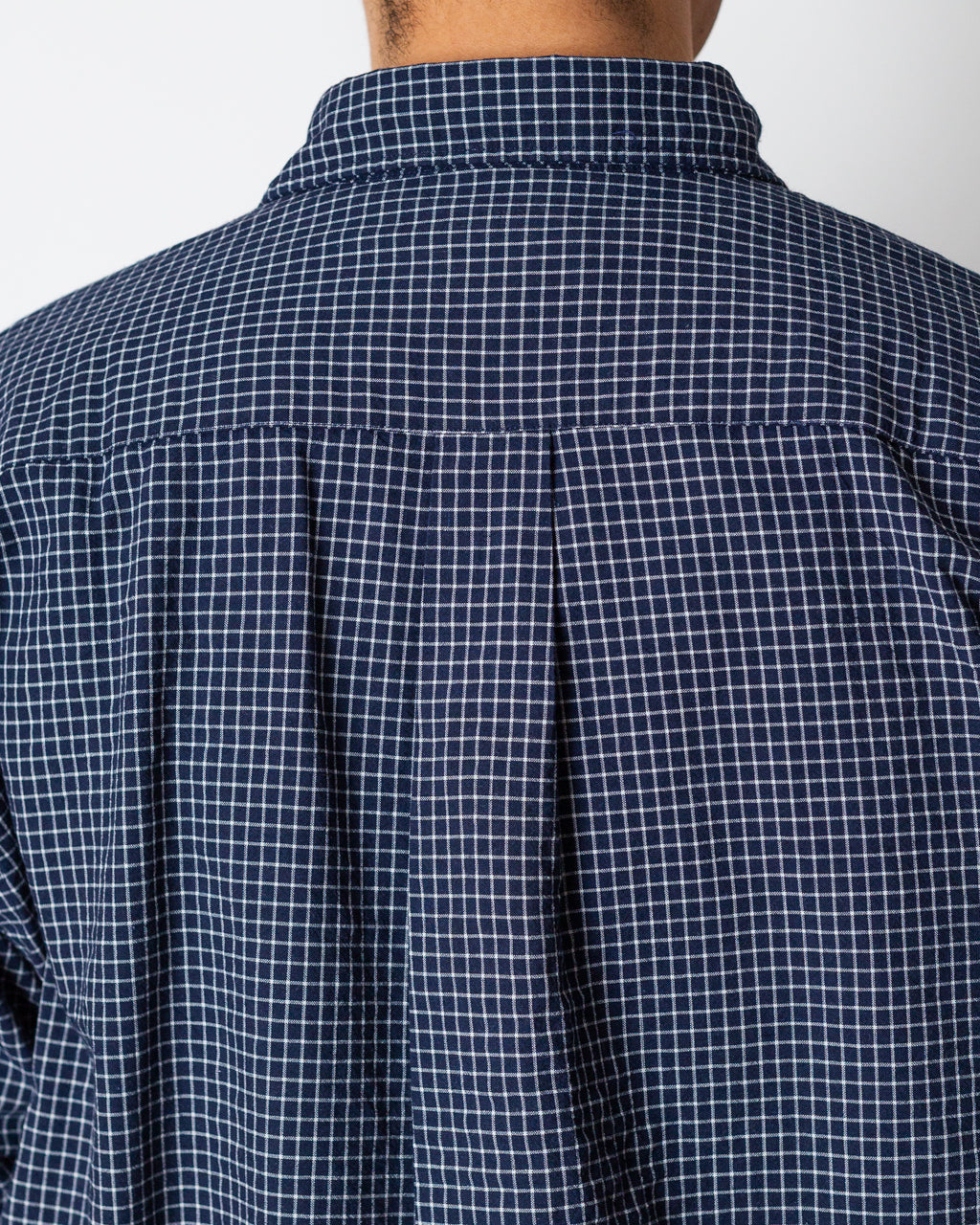 Espevik Check Oversized Shirt - Dark Navy
