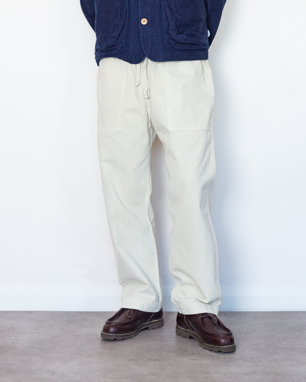 Pigment HBT Chef Pants - Bone