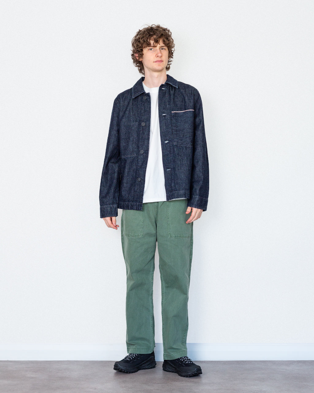 Pigment HBT Chef Pants - OIive