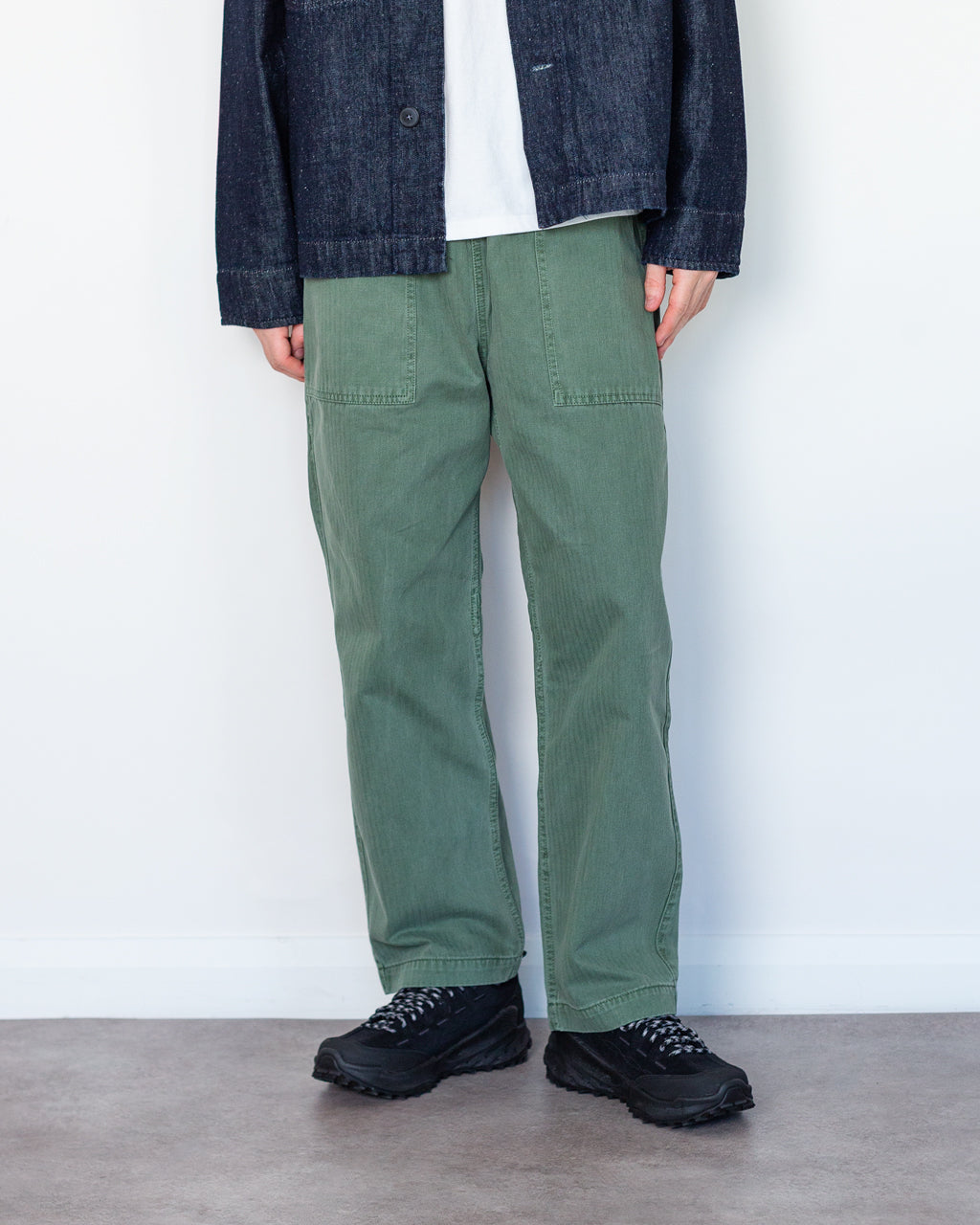 Pigment HBT Chef Pants - OIive