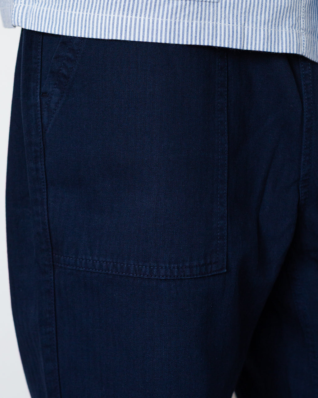 Pigment HBT Chef Pants - Dark Navy