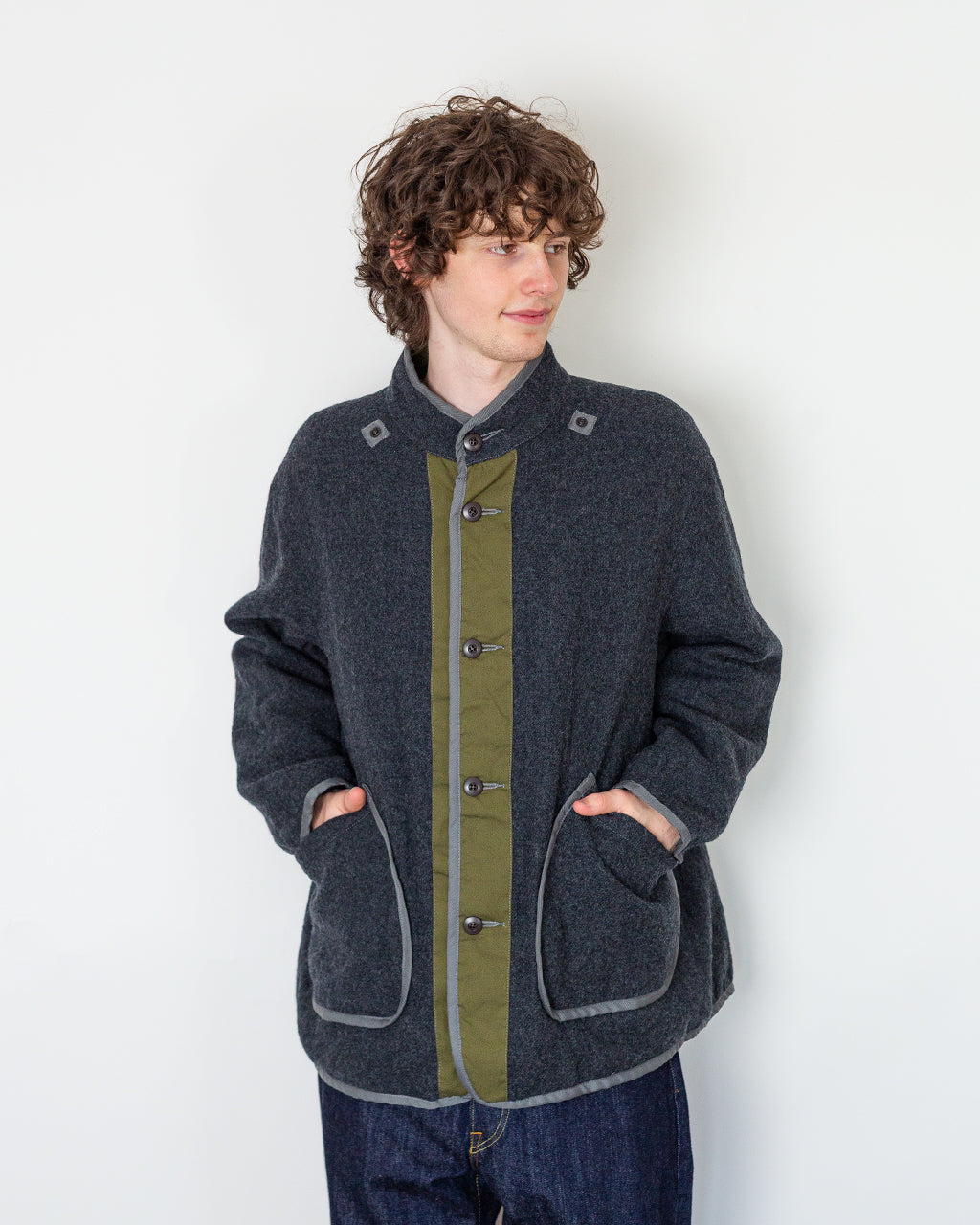 Oxford Three-Way Hooded Coat - Olive