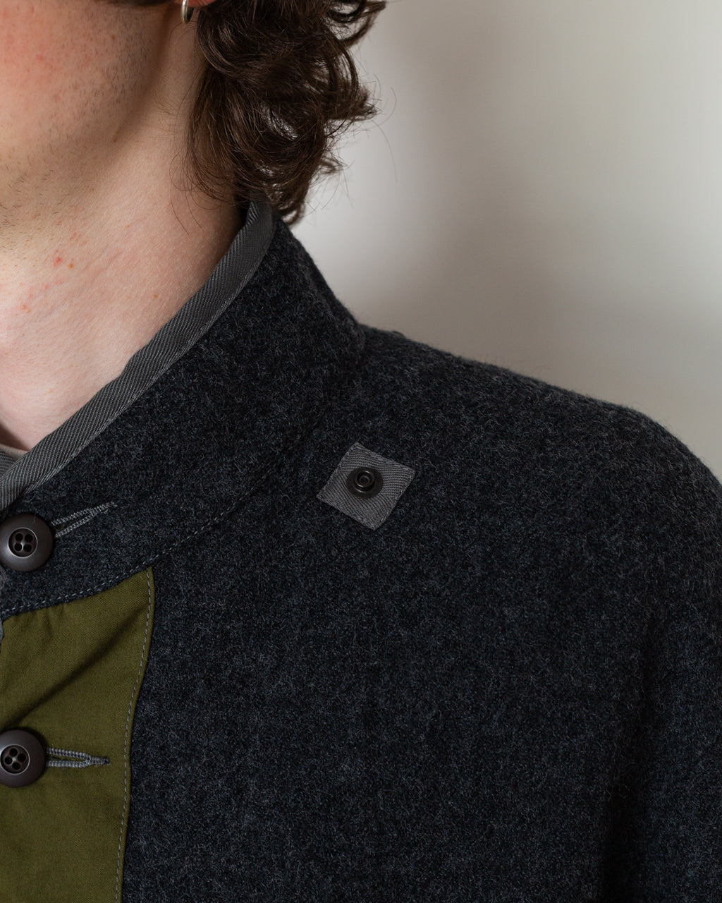 Oxford Three-Way Hooded Coat - Olive
