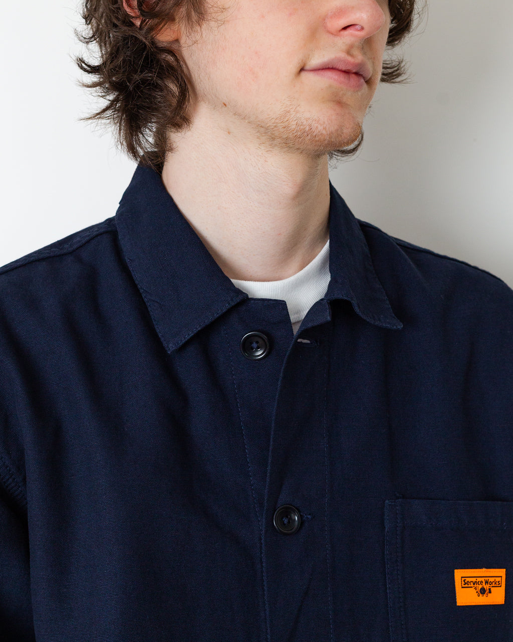 Canvas Chore Shirt - Dark Navy