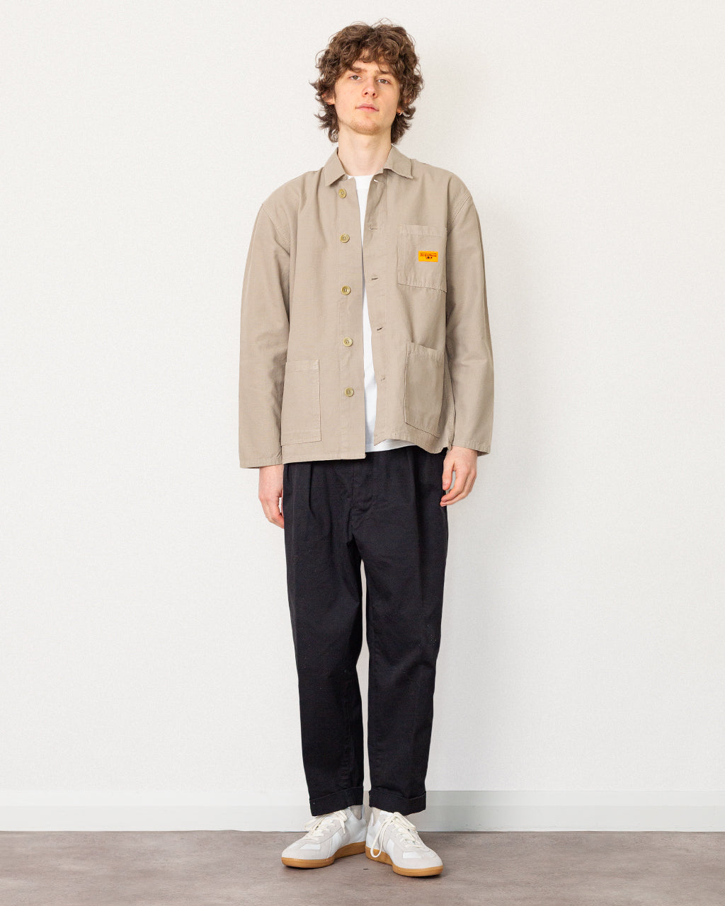 Canvas Chore Shirt - Stone
