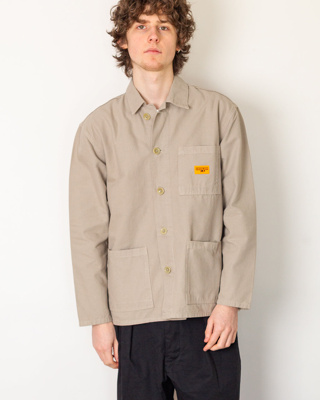 Canvas Chore Shirt - Stone