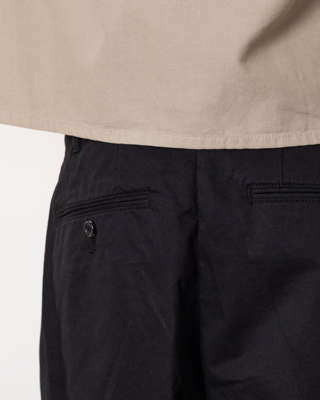 2 Pleat Trouser - Black