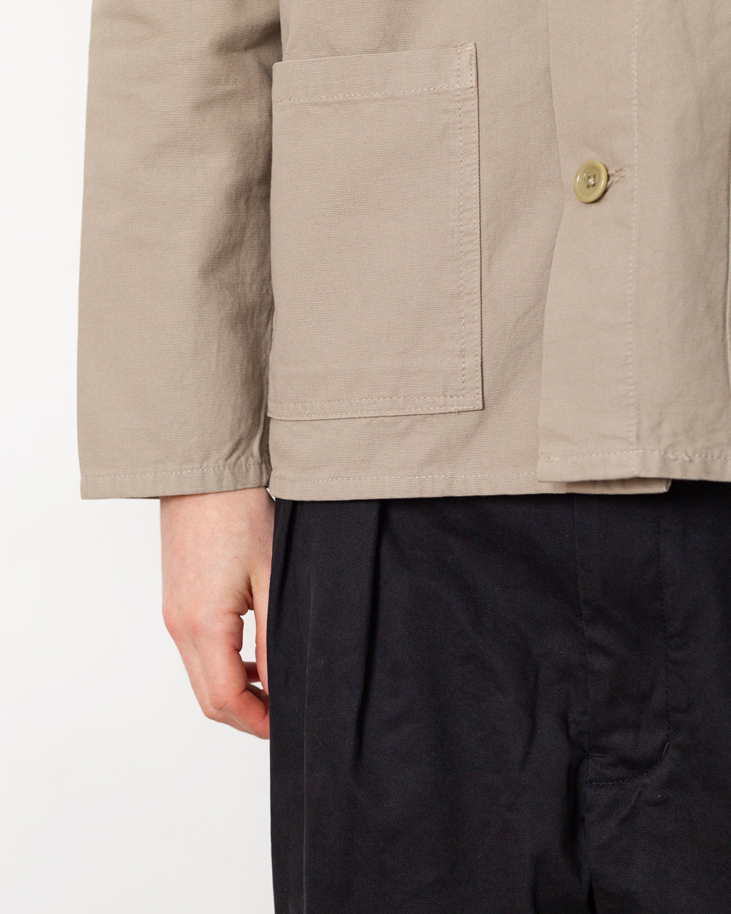 2 Pleat Trouser - Black