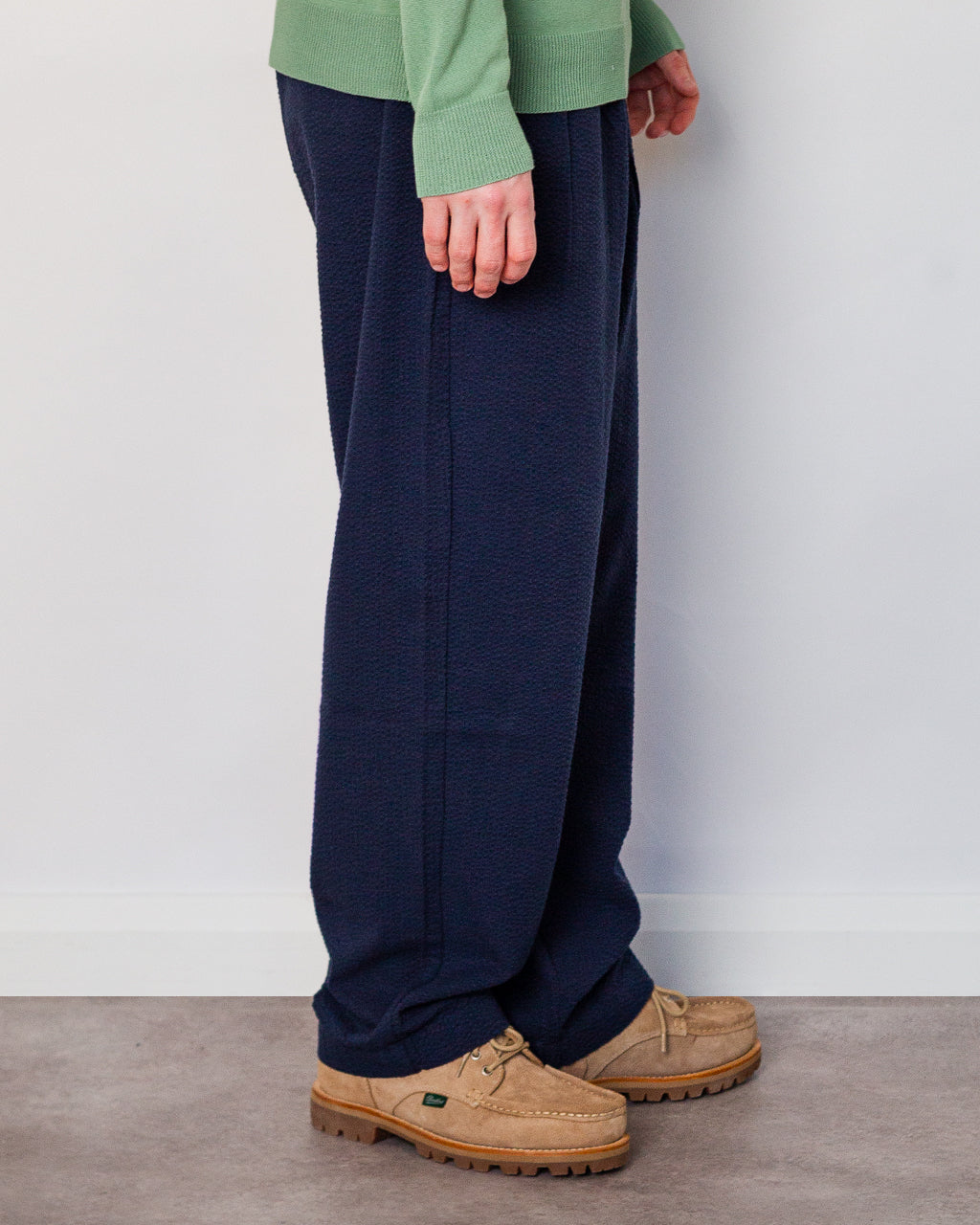 Seersucker Part Timer Pant - Dark Navy