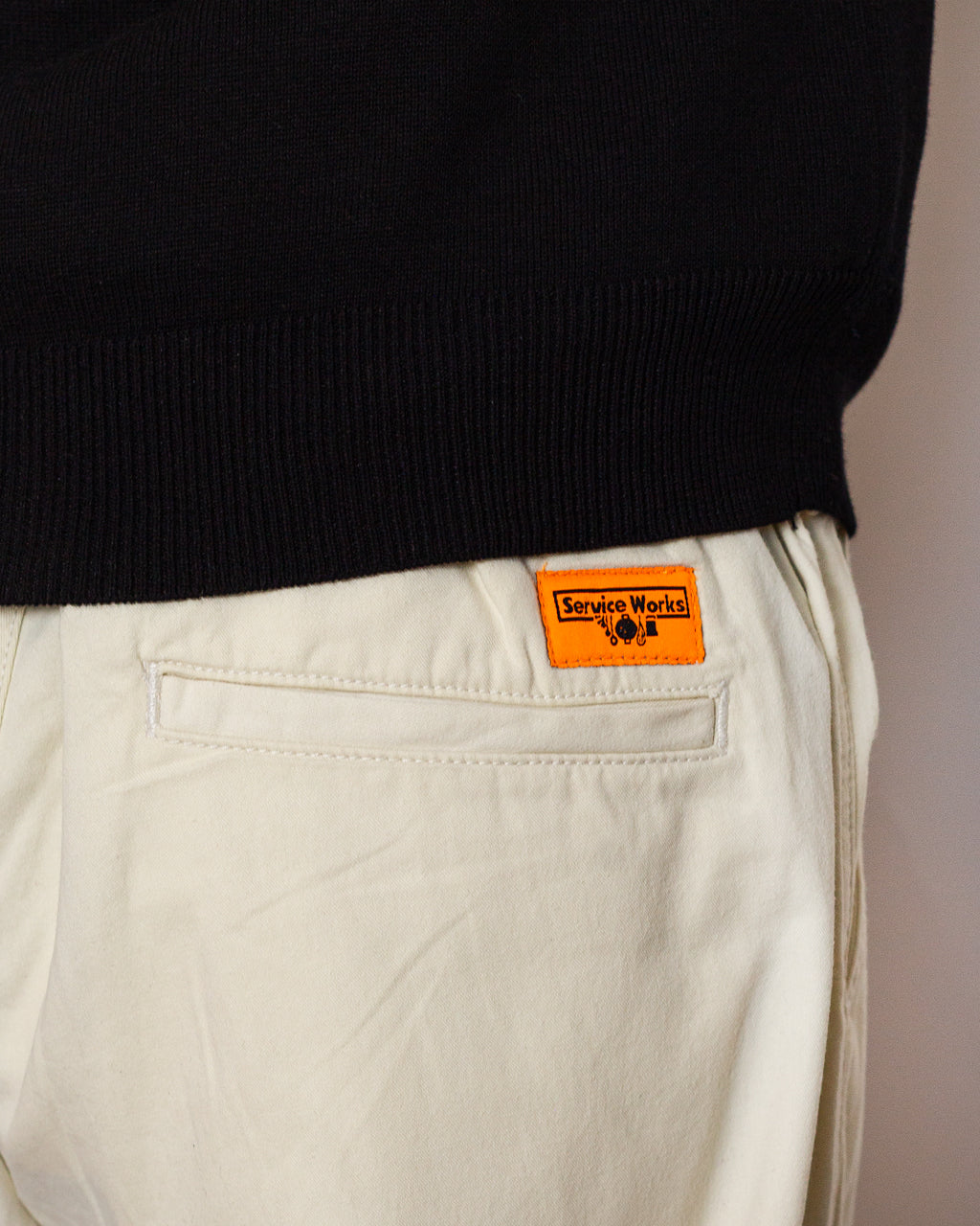Twill Waiter Pant - Off White
