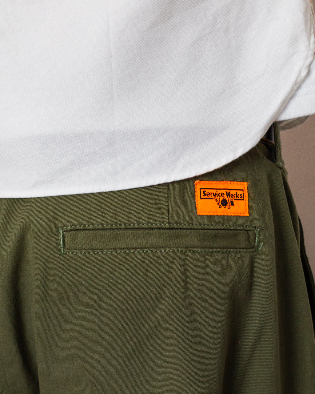 Twill Part Timer Pant - Olive