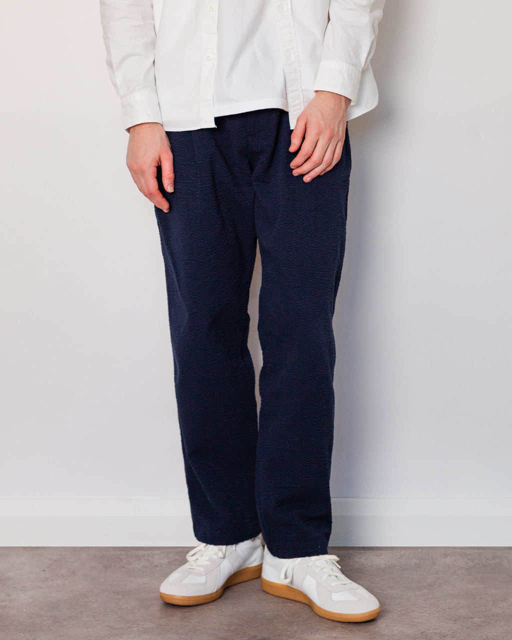 Seersucker Waiter Pant - Dark Navy