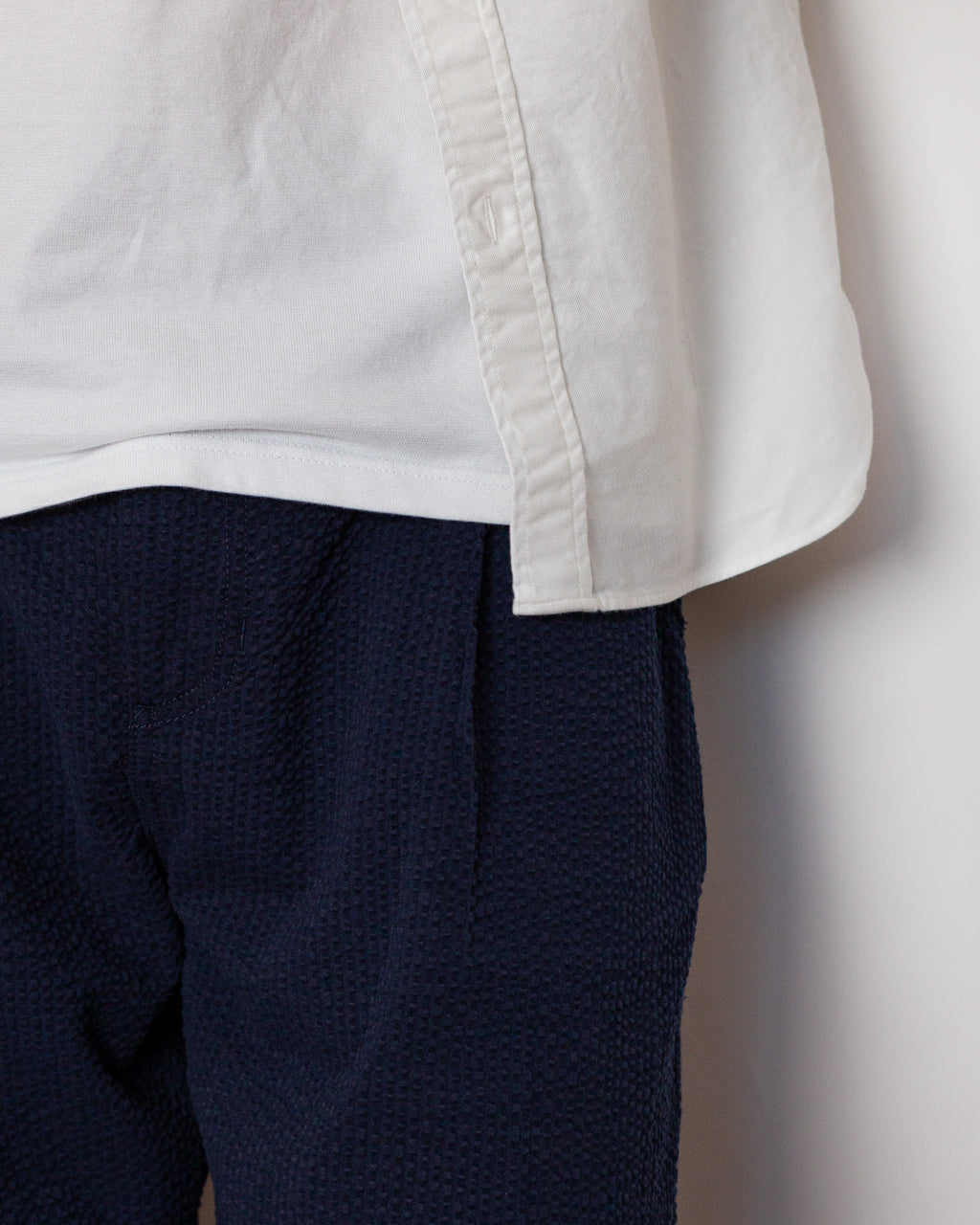 Seersucker Waiter Pant - Dark Navy