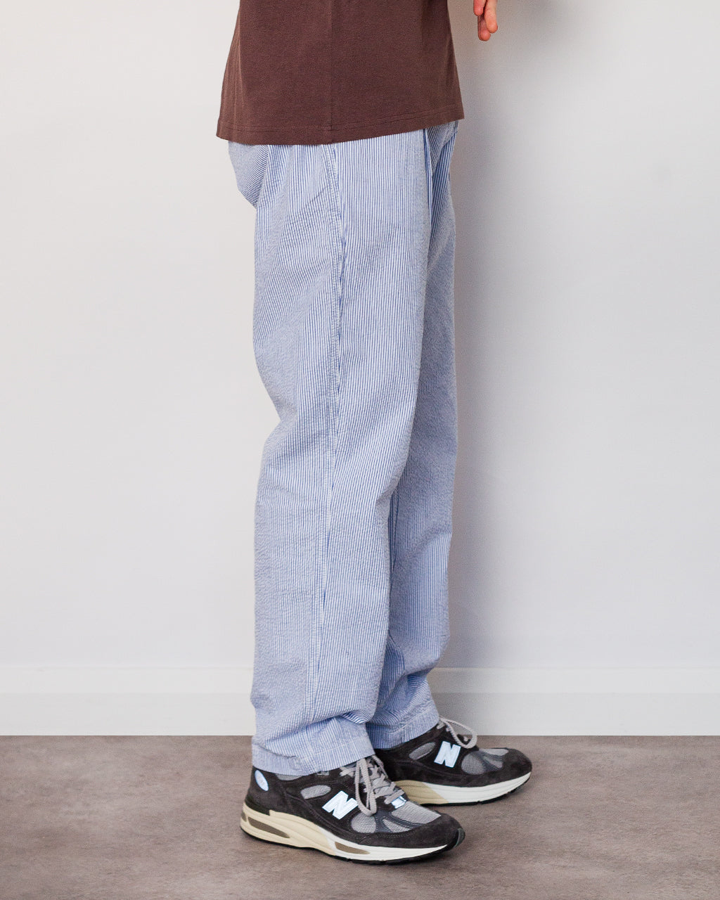Seersucker Waiter Pant - Navy Stripe