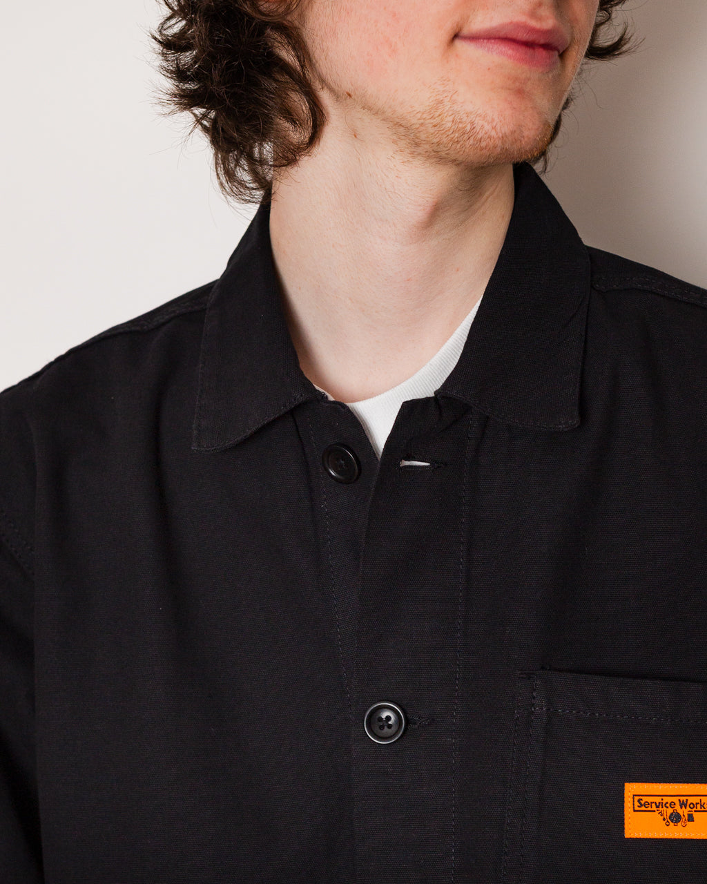 Canvas Chore Shirt - Black