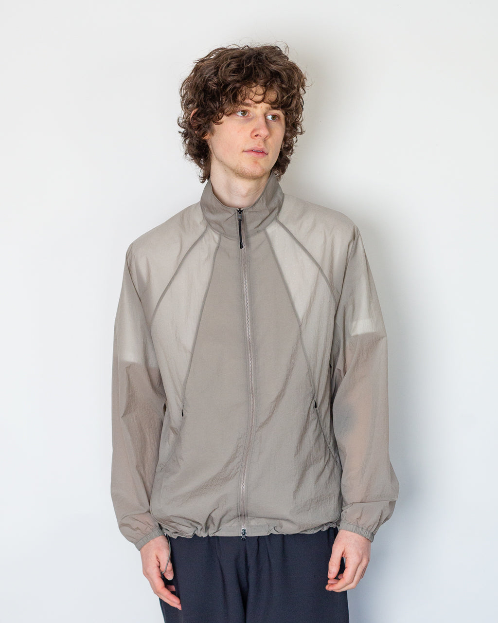 Sheer Nylon Wind Jacket - Arid Beige